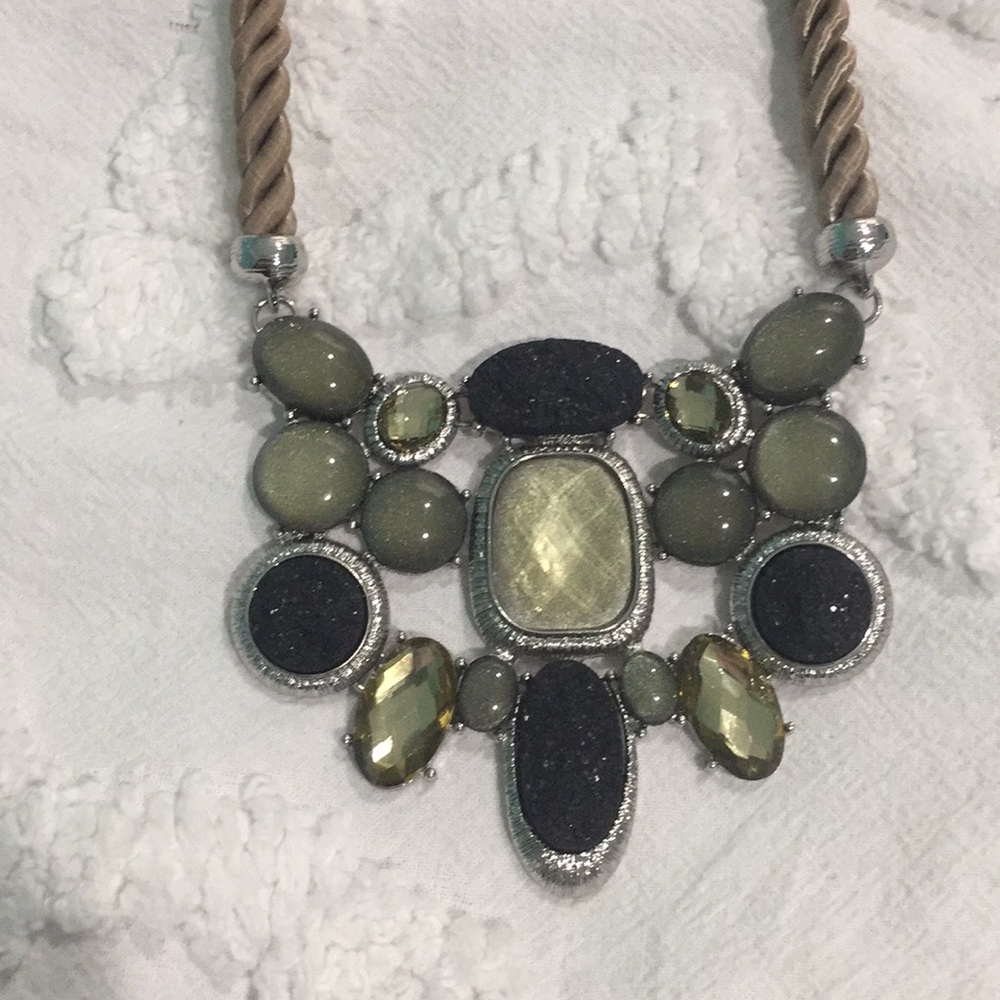 Dana Buchman Druzy necklace